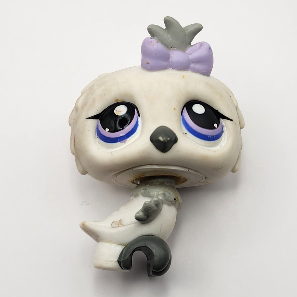 Littlest Pet Shop White Owl #449 Littlest Pet Shop Magnetic BobbleHead 2007